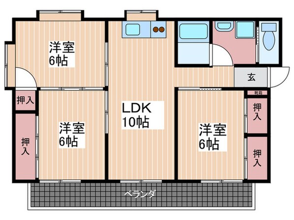 諸隈ビルの物件間取画像